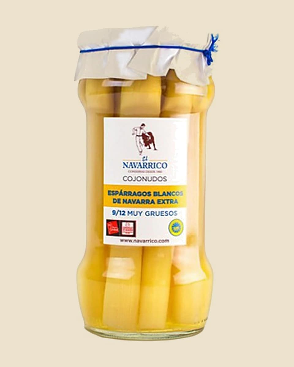 NAVARRICO ESPÁRRAGO FRASCO 580 ml 9/12 FR D.O